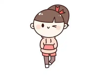 超萌女孩q版简笔画 q版简笔画萌女