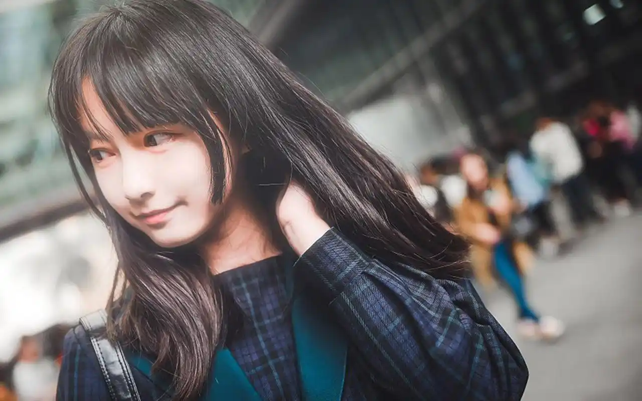 可爱萌妹子水手服清爽写真桌面壁纸高清大图预览1920x1200_美女壁纸