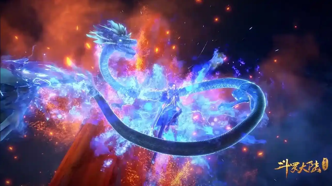 原创斗罗大陆62集柳二龙第七魂技赤龙真身登场戴沐白超级母老虎