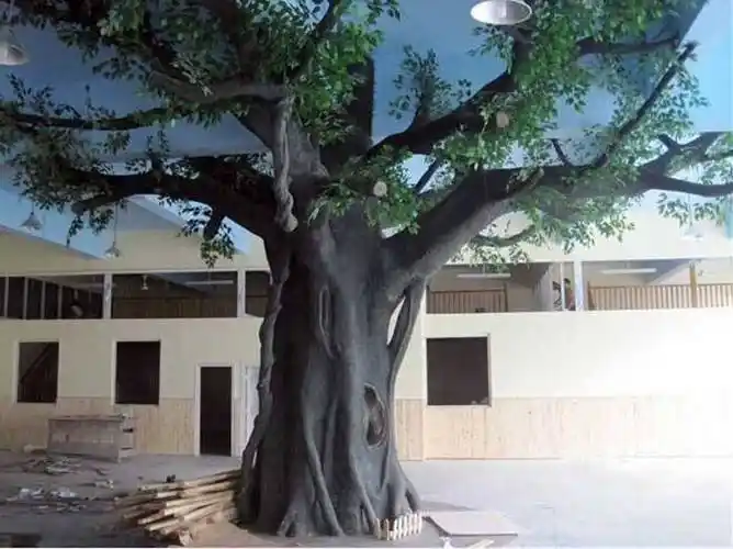 怎样制作泡沫仿真树,泡沫仿真树适合什么地方使用_进行_表面_树脂