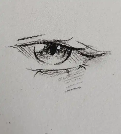 简单好看的眼睛画法