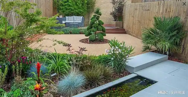 庭院设计:能养小鱼的日式景观花园,日本人做的花园也这么精致