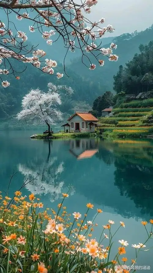 美图欣赏——桃花漫溢的美景