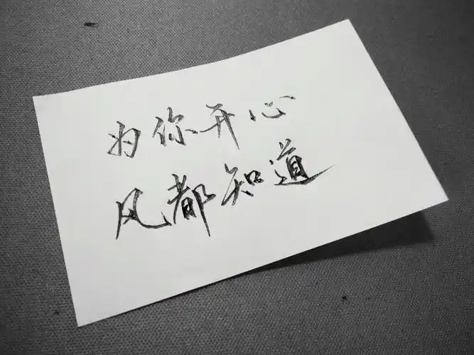 文字控#专辑.字字入我心手写 黑白 文字记得余生我陪你走