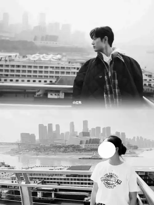 跟随#肖战  的脚步,来朝天门打卡,找了好久终于找到同款角度,就是室外