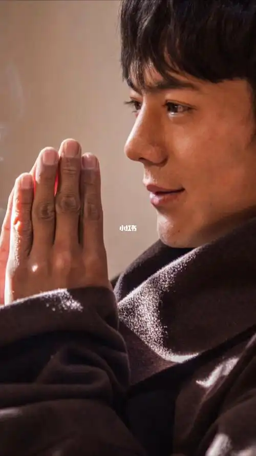 双手合十圣洁如你丁真