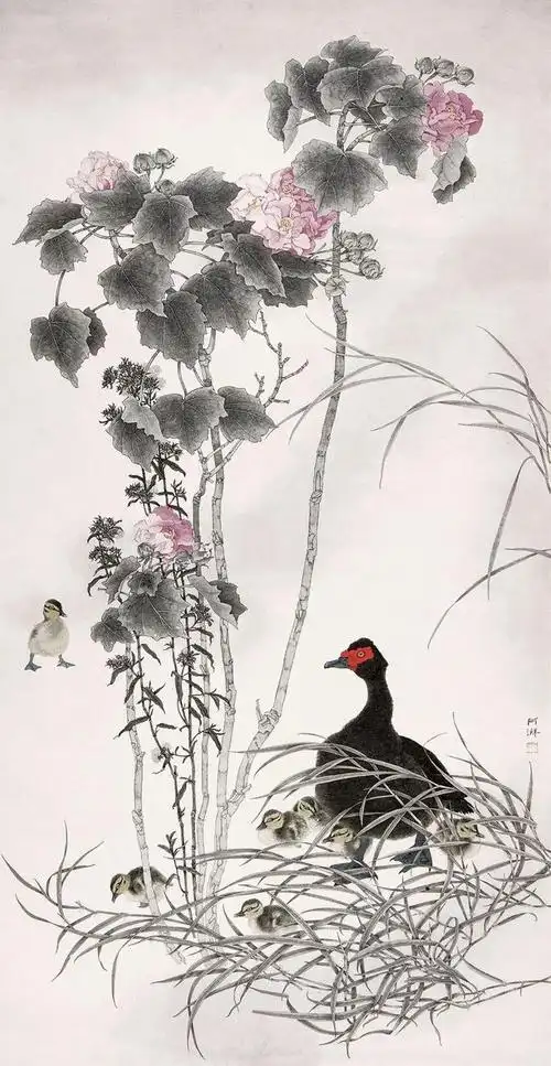 淡雅之境!广州画院郑阿湃花鸟画选读