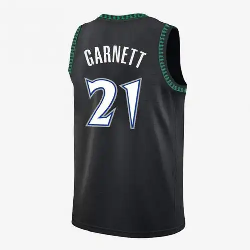 滕讯体育nba森林狼队球衣加内特马布里罗斯维金斯唐斯篮球服定制新款