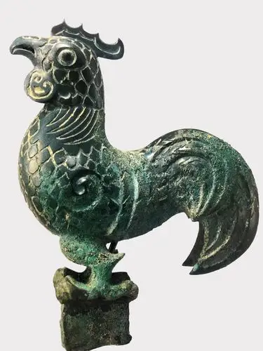 三星堆千问千答(24)61 鸟身人面青铜像