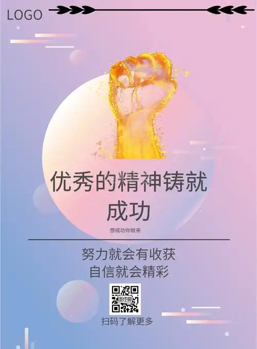 提升自己励志海报