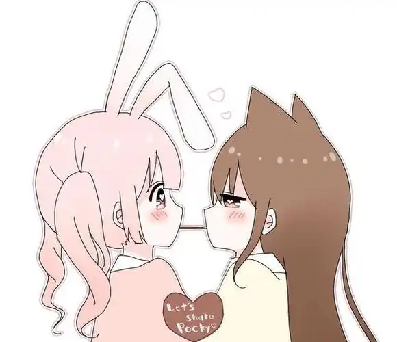 这是q版萌系闺蜜头像