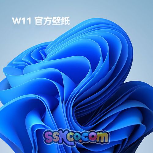 win 11系统官方抽象创意简洁原生高清壁纸电脑桌面屏保壁纸图片