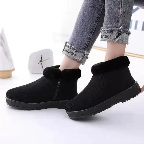 防滑男女鞋加厚冬季休闲鞋加绒保暖鞋女士棉鞋潮流时尚2020新款