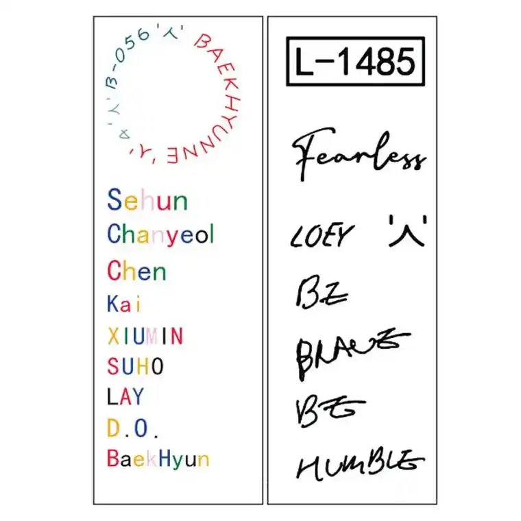 exo边伯贤签名纹身贴exo世勋灿烈.#ex0 #边伯贤 # - 抖音