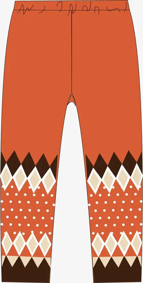 橙色矢量裤子png图免抠素材免费下载_觅元素51yuansu.com