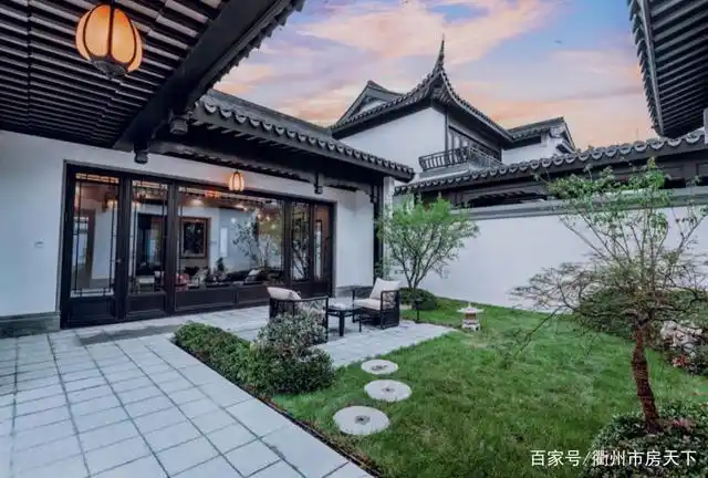 蓝城·龙游桃李春风实景图 新中式设计的意义,是在不失传统韵味的