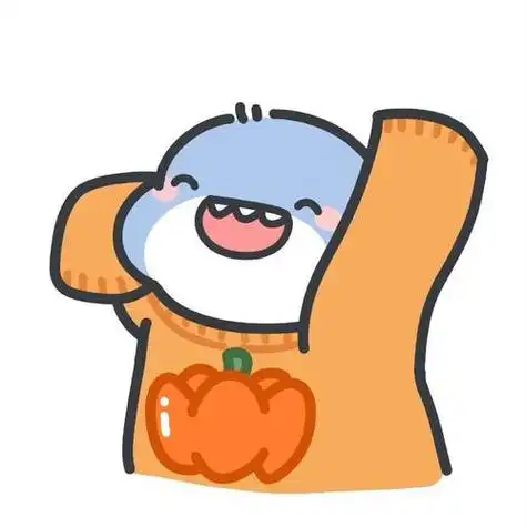 迷之自信小鲨鱼头像女