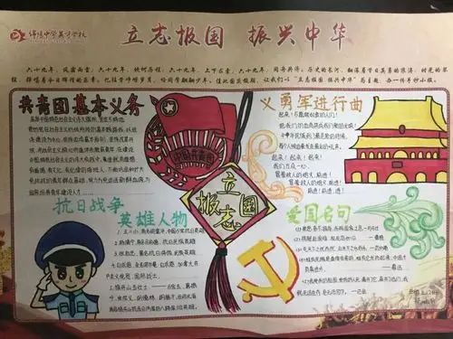 多彩文化魅力英才历史手抄报主题黑板报比赛