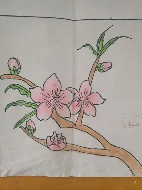 七十三班彩铅画优秀作品展