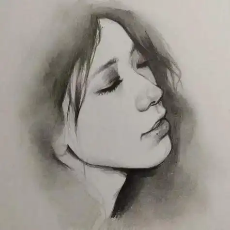 七月钢笔人物头像速写专辑2022速写美女头像,教你如何画出五官神韵!