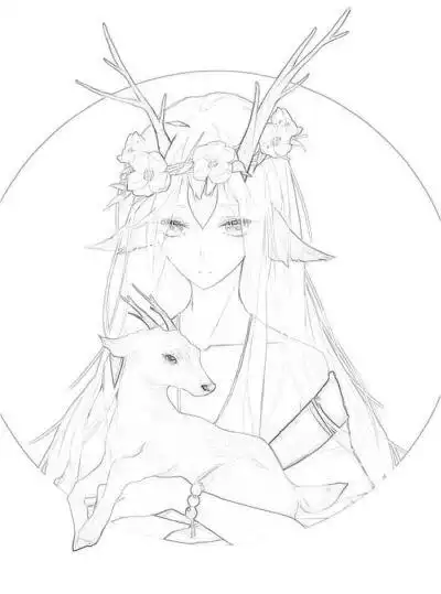 古风女生漫画头像