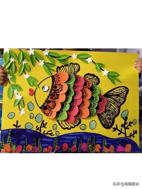 少儿画画图片大全,少儿绘画简单易学儿童画(28张~创意美术儿童范画,很