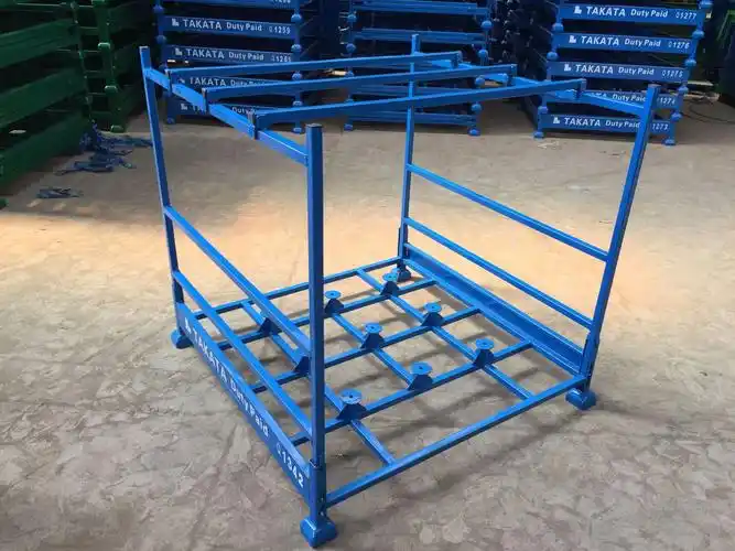 汽车配件堆垛架仓储折叠式堆垛架厂家直供非标定制布料架