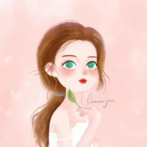 森系水彩头像(投稿:@油画棒的日常)