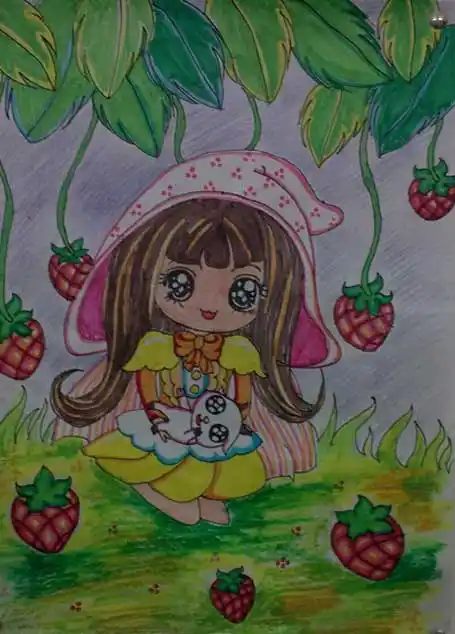 11岁儿童美术画画图片