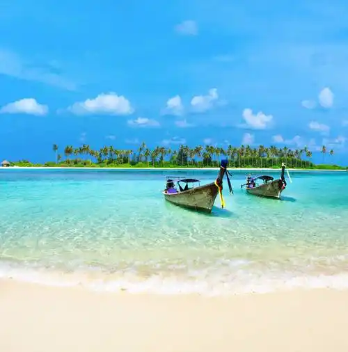 在马尔代夫的异国情调海景