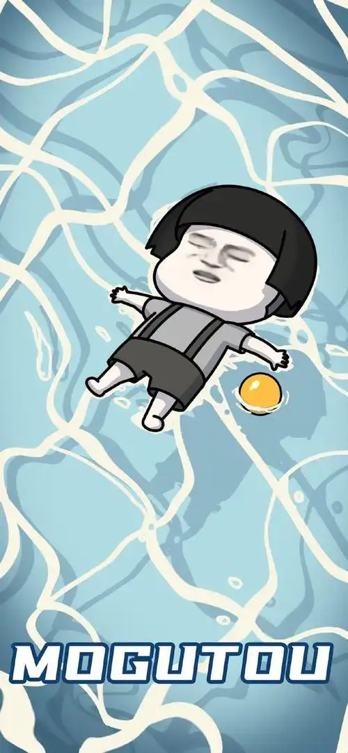 锁屏壁纸 可爱蘑菇头表情包搞怪壁纸 高清壁纸无水印