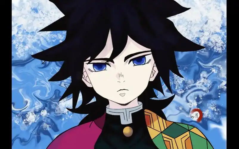 【procreate板绘】鬼灭之刃-富冈义勇