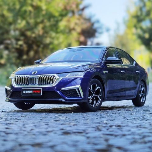 跃纪生 1:18 2021款 大众斯柯达 明锐 pro 旗舰版 合金汽车模型车模