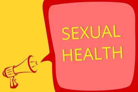 商业照片展示健康的身体满足性生活积极的关系扩音器扬声器语音气泡