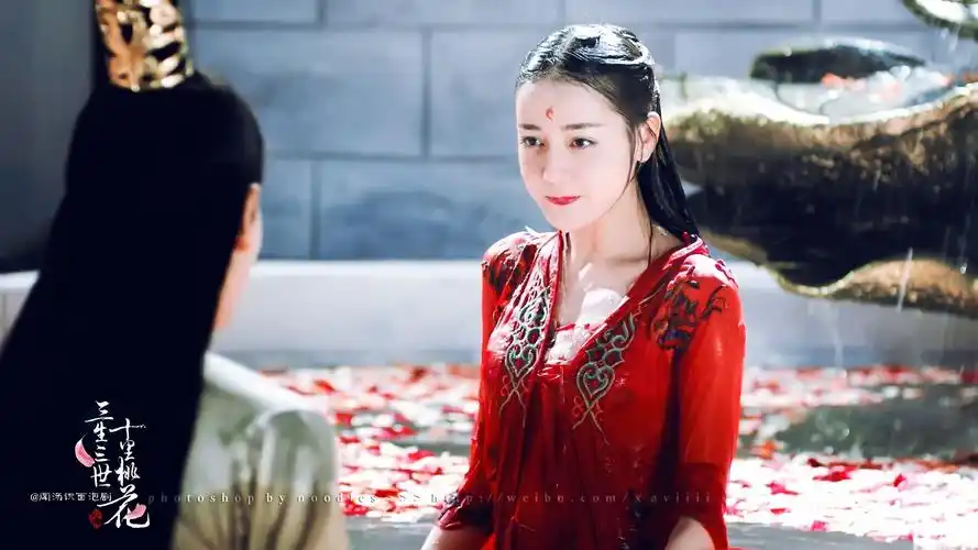三生三世十里桃花,迪丽热巴,古装美女,影视,壁纸三生三世十里桃花白