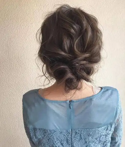 中长发都适用的清爽扎发