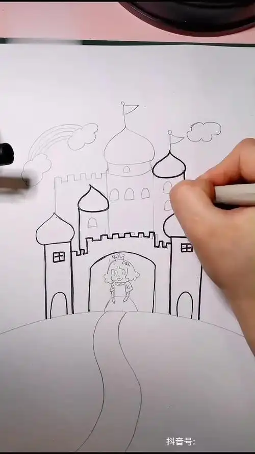 公主的城堡画画 简笔画 创意美术-母婴亲子视频-搜狐视频