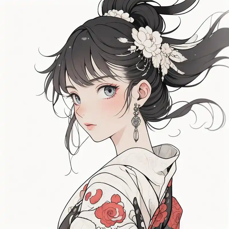 96浮世绘风格头像,好看又独特90