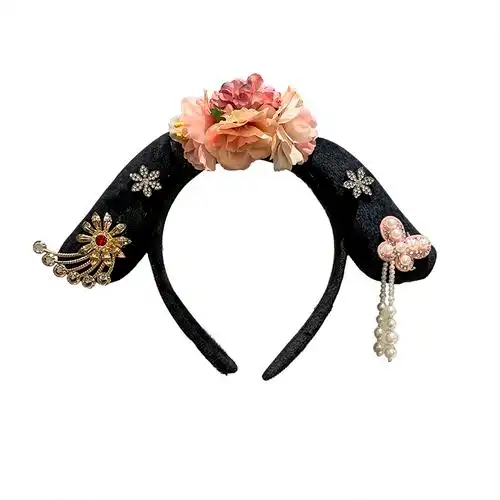 复古宫廷风发格格头饰发卡儿童中国国风发饰发饰