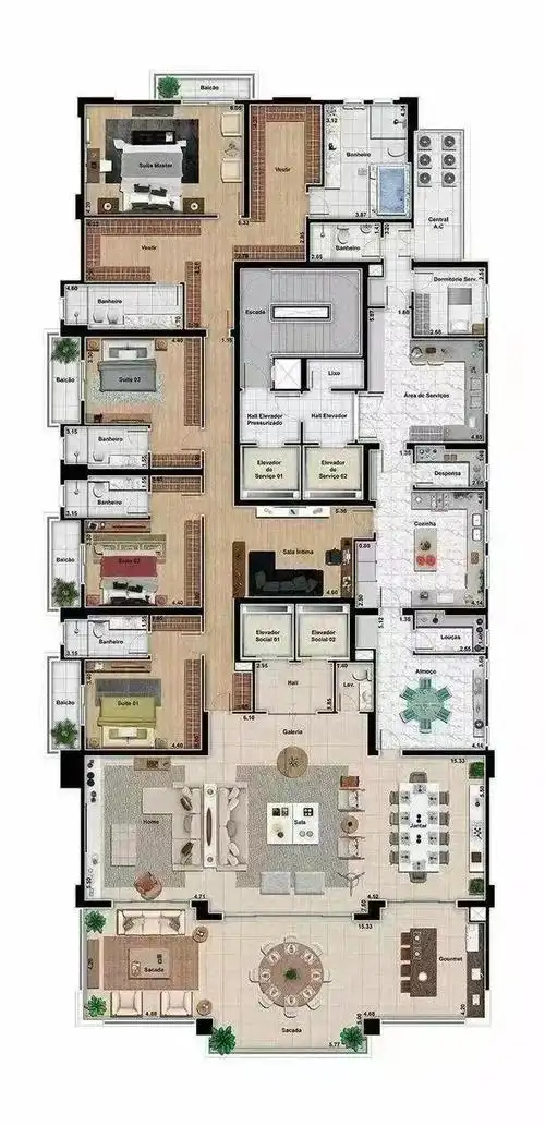 原来大平层还可以这么设计令人惊叹