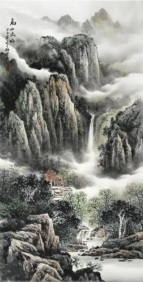 名人名画《水墨丹青话山水》