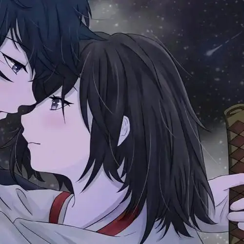 暗系超好看低糖情侣头像