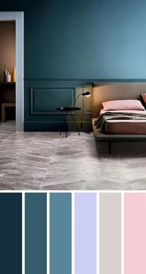 软装灵感50款卧室色彩搭配
