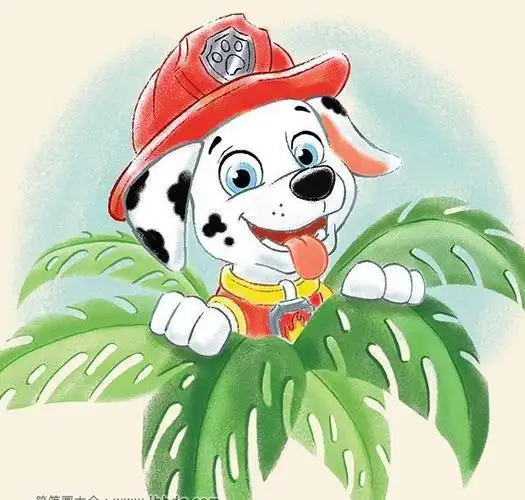 汪汪队简笔画头像