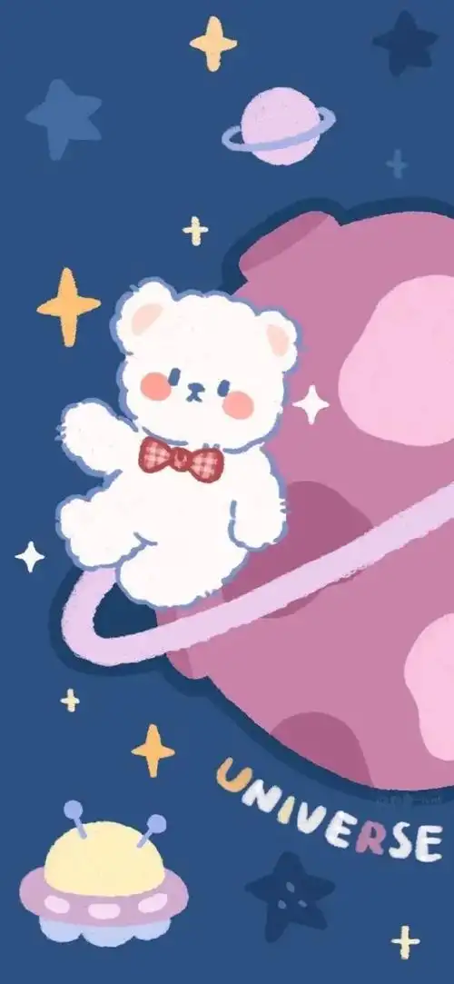 网红同款壁纸可爱卡通:待我了无牵挂,许你浪迹天涯