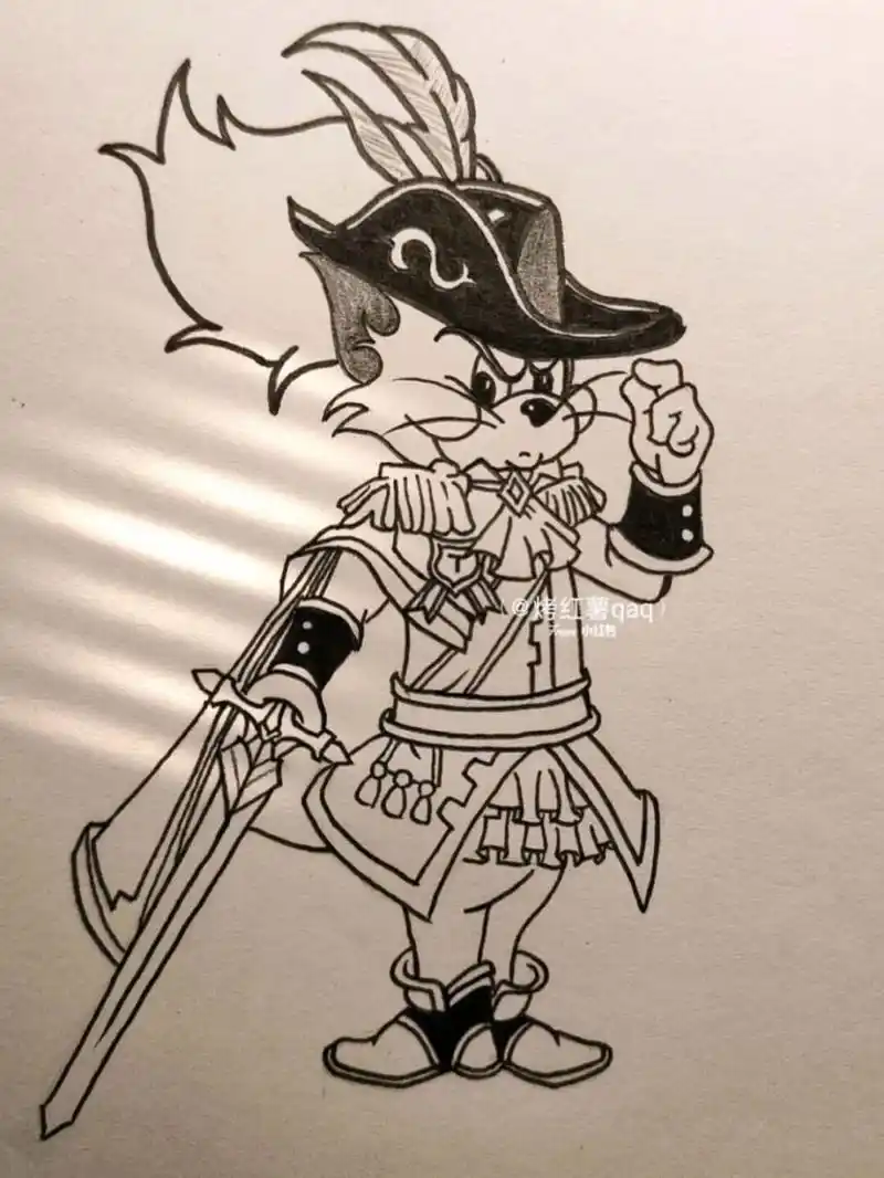 教你画剑客汤姆·骑士精神!