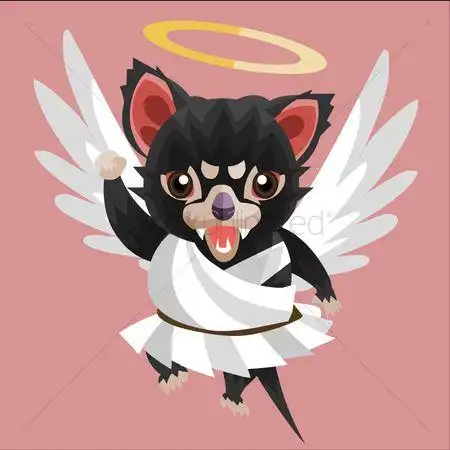恶魔: tasmanian devil angel