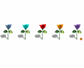 花朵gif跳舞gif衬托gif情人节快乐gif