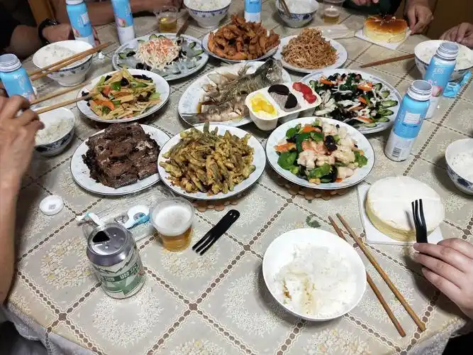 色香味俱全的家庭生日宴会