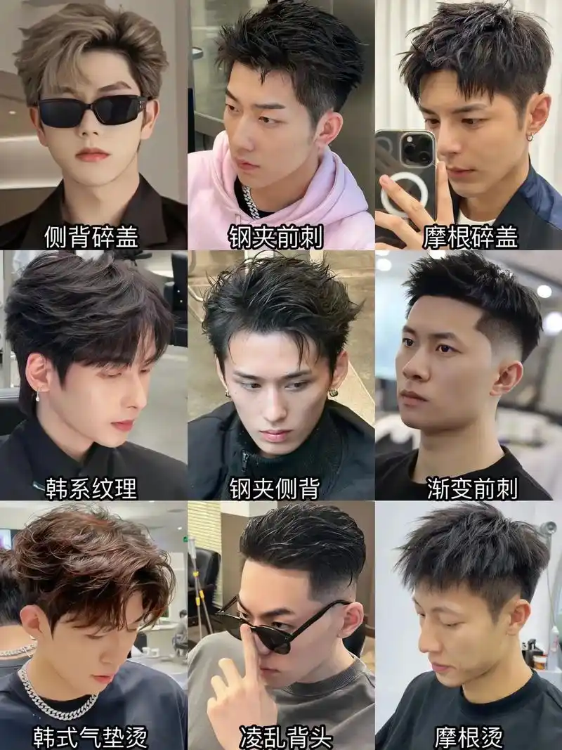 男士发型大合集.